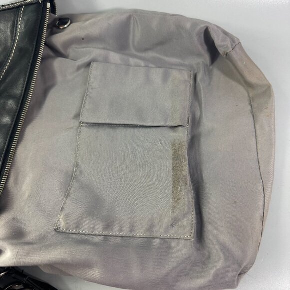 Vintage Coach F13764 Black Leather Hobo Bag - Picture 10 of 13